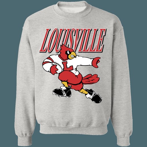 Vintage NCAA Louisville Cardinals Football Crewneck Sweatshirt Hoodie for Unisex Fans - Image 4