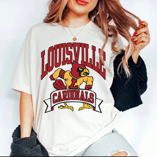 Vintage NCAA Louisville Cardinals Shirt with Athletic Department and Logo Sweatshirt Hoodie for Fans - Image 4