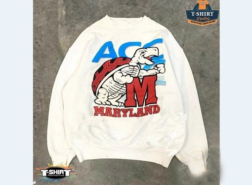 Vintage NCAA Maryland Terrapins ACC Logo Shirt - University of Maryland Shirt, NCAA Shirt - ncaa shirts