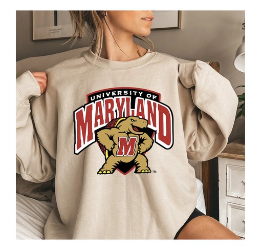 Vintage NCAA Maryland Terrapins Logo Sweatshirt, University of Maryland Shirt - Unisex Shirt - ncaa shirts