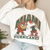 Vintage NCAA Miami Hurricanes Looney Tunes Football Tee - Miami Tee, University of Miami Shirt, NCAA Shirt