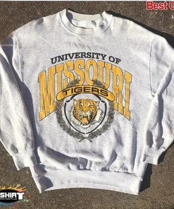 Vintage NCAA Missouri Tigers Mascot Logo Shirt for Unisex Fans