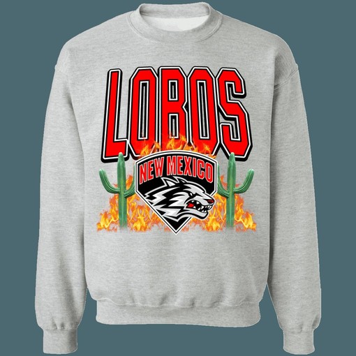 Vintage NCAA New Mexico Lobos Sweatshirt Hoodie Shirt for Fans of Sport Shirts - Image 2