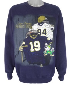 Vintage NCAA Notre Dame Fighting Irish Sweatshirt Hoodie