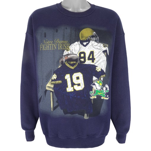 Vintage NCAA Notre Dame Fighting Irish Sweatshirt Hoodie