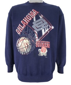 Vintage NCAA Oklahoma Sooners Crew Neck Sweatshirt featuring NCAA Shirts for Men and Women