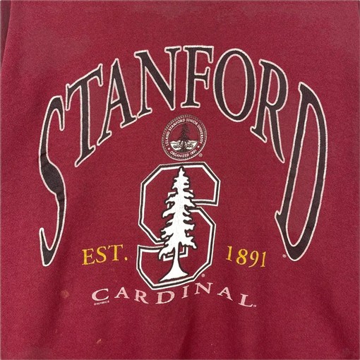 Vintage NCAA Shirts - 90s Stanford University Cardinal NCAA Gear T-Shirt Sweatshirt Hoodie - Image 2