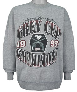Vintage NCAA Shirts - Starter Calgary Stampeders Crew Neck Sweatshirt 1998 Sweatshirt Hoodie Gift