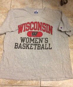 Vintage NCAA Shirts: Women's Basketball Champion Shirt of Wisconsin Badgers - Fashion for Fans