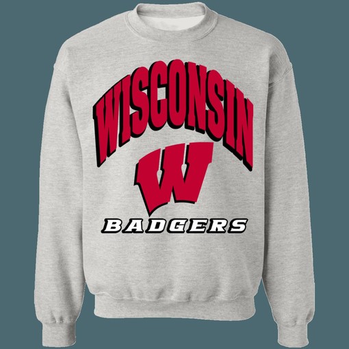 Vintage NCAA Sweatshirt Hoodie Shirt for Wisconsin Badgers Fans - Image 2