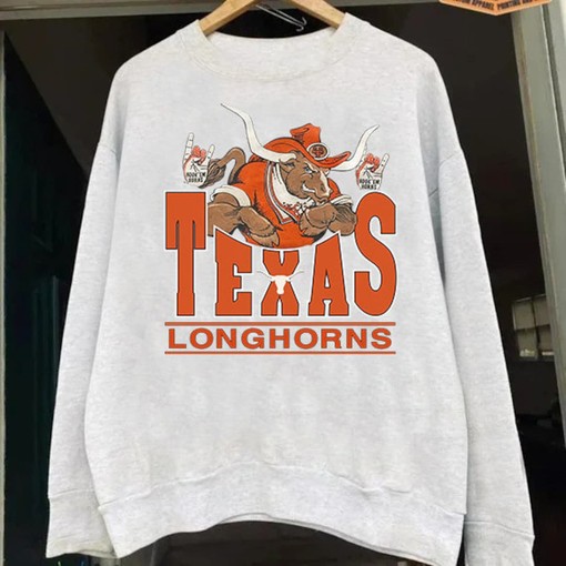 Vintage NCAA Texas Longhorns Logo T-Shirt - Stylish NCAA Sweater Hoodie for University of Texas Fan