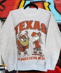 Vintage NCAA Texas Longhorns Looney Tunes Sweatshirt - NCAA Unisex Shirt for Texas Longhorns Fan