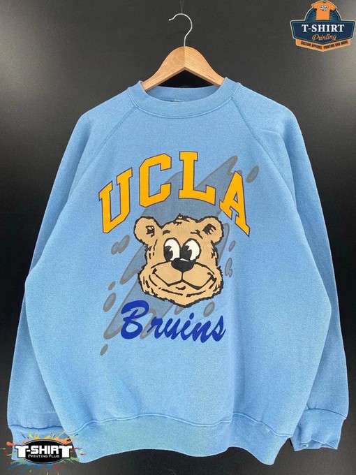 Vintage NCAA UCLA Bruins Logo Sweatshirt Hoodie - Gifts for Fans NCAA Shirts for Men