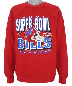 Vintage NFL Buffalo Bills Super Bowl 28th Crew Neck Sweatshirt