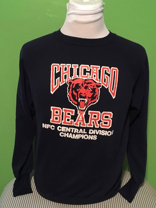 Vintage NFL Chicago Bears 1980s Champions Sweatshirt Hoodie - Perfect for Fans