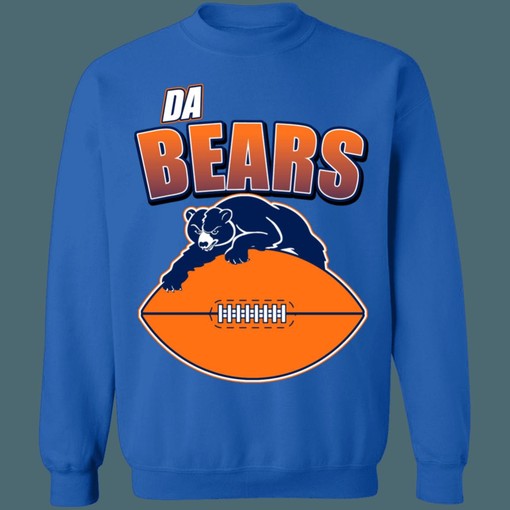 Vintage NFL Chicago Bears DA BEARS Sweatshirt Hoodie - American Football Fan Gear