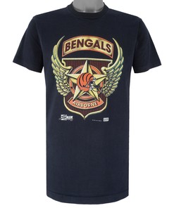 Vintage NFL Cincinnati Bengals Airborne T-Shirt featuring NCAA shirts