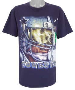 Vintage NFL Dallas Cowboys Helmet T-Shirt
