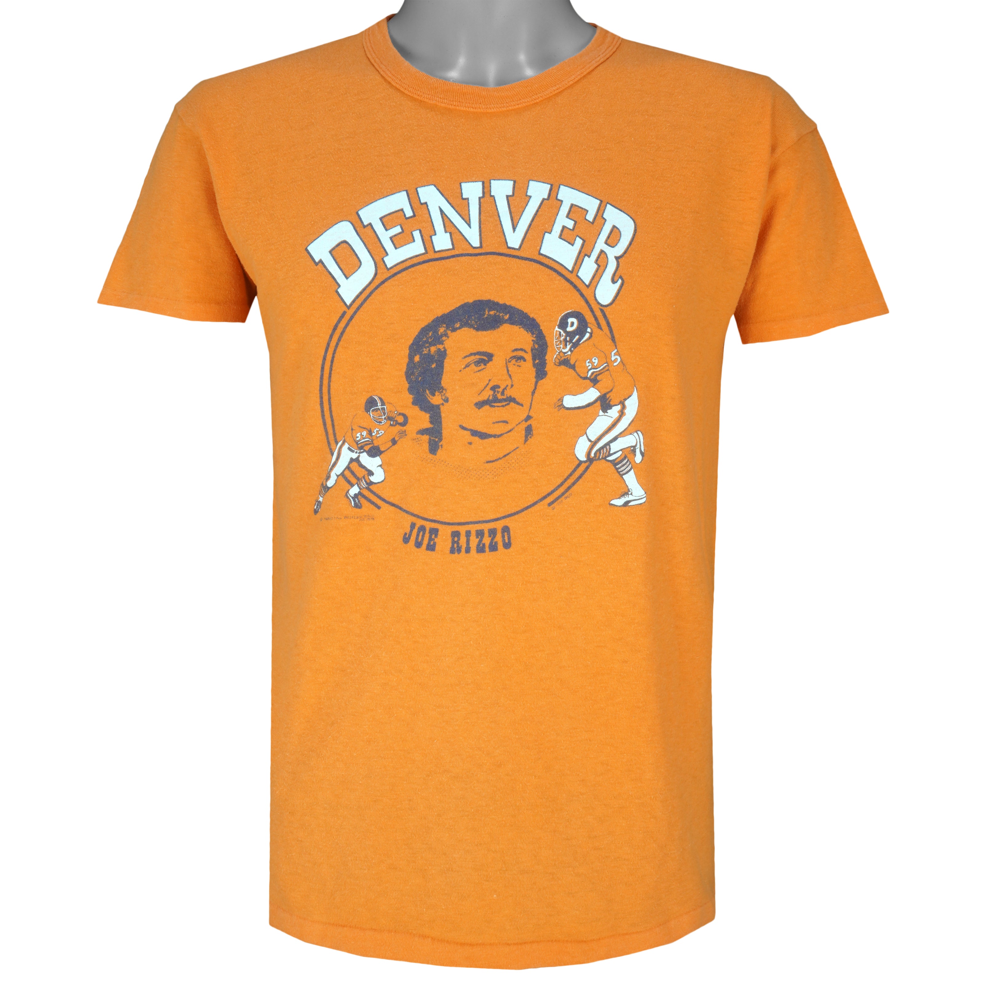 Vintage NFL Denver Broncos Joe Rizzo Single Stitch T-Shirt