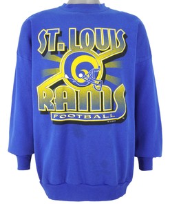 Vintage NFL St. Louis Rams Crew Neck Sweatshirt 1995 Unisex American Football Shirt Gift for Men