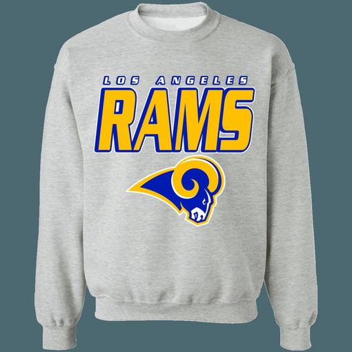 Vintage NFL Sweatshirt Hoodie with Los Angeles Rams Logo - Show Your Team Spirit!