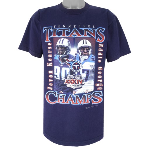 Vintage NFL Tennessee Titans Afc Champs Kearse & George T-Shirt