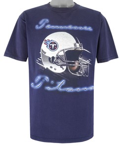 Vintage NFL Tennessee Titans Helmet T-Shirt