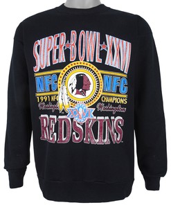Vintage NFL Washington Redskins NFC Champs Crew Neck Sweatshirt