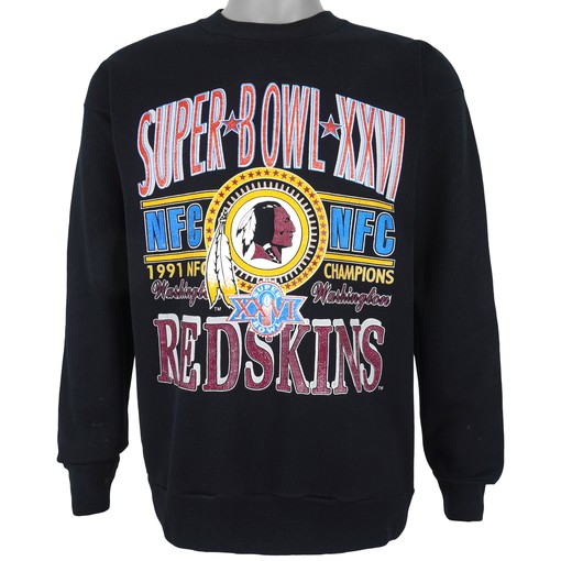 Vintage NFL Washington Redskins NFC Champs Crew Neck Sweatshirt