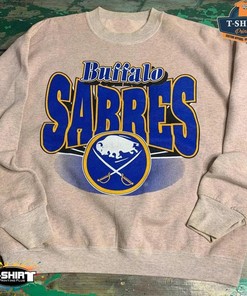 Vintage NHL Boston Sabres Big Logo Sweatshirt, Tee, and Unisex Shirt - Ideal for Ice Hockey Lovers