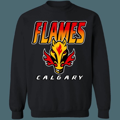 Vintage NHL Calgary Flames BLASTY Crewneck Sweatshirt Hoodie - Perfect for Hockey Fans