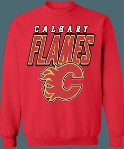 Vintage NHL Calgary Flames Hockey Sweatshirt Hoodie T-Shirt - Perfect for Fans