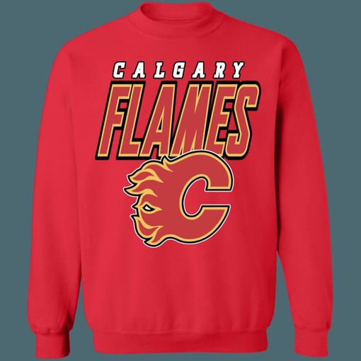 Vintage NHL Calgary Flames Hockey Sweatshirt Hoodie T-Shirt - Perfect for Fans