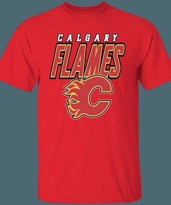 Vintage NHL Calgary Flames Retro T-Shirt Hoodie - National Hockey League Fan Gear