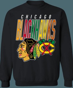 Vintage NHL Chicago Blackhawks 1990's Sweatshirt Hoodie T-Shirt - Perfect for Fans