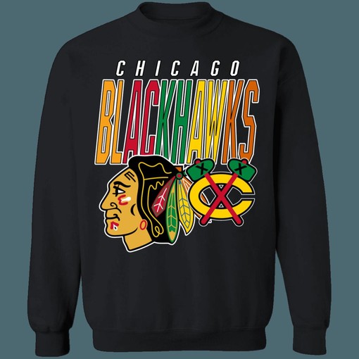 Vintage NHL Chicago Blackhawks 1990's Sweatshirt Hoodie T-Shirt - Perfect for Fans