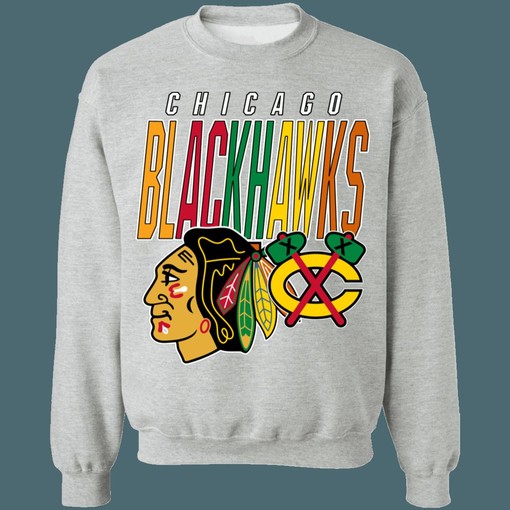 Vintage NHL Chicago Blackhawks 1990's Sweatshirt Hoodie T-Shirt - Perfect for Fans - Image 2