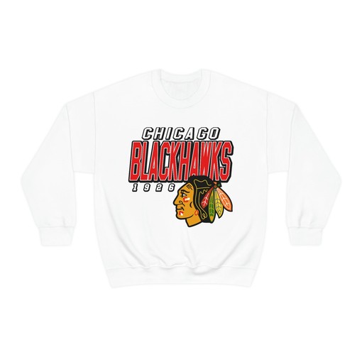 Vintage NHL Chicago Blackhawks 90's Sweatshirt Hoodie T-Shirt - Perfect for Fans - Image 4