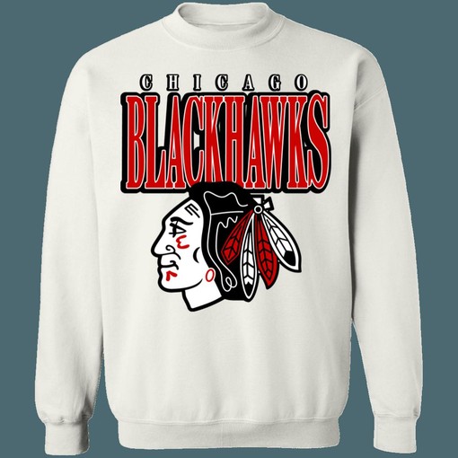 Vintage NHL Chicago Blackhawks BLACKOUT Sweatshirt Hoodie T-Shirt - Must-have for Fans - Image 4