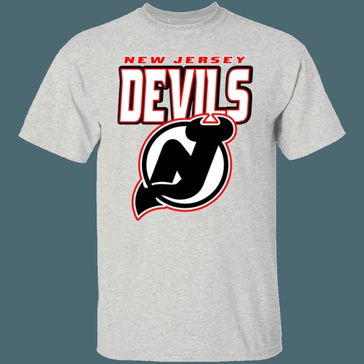 Vintage NHL New Jersey Devils BLACK OUT Retro T-Shirt Sweatshirt Hoodie for Hockey Lovers - Image 3