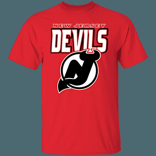 Vintage NHL New Jersey Devils BLACK OUT Retro T-Shirt Sweatshirt Hoodie for Hockey Lovers - Image 4
