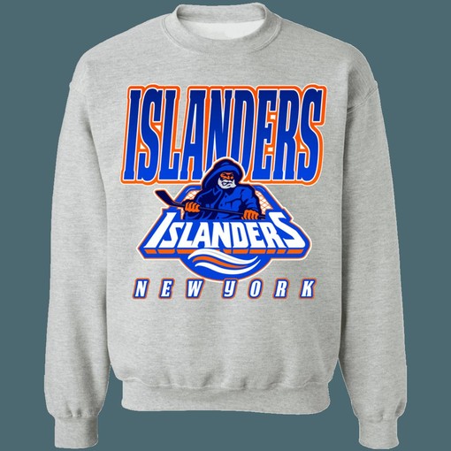 Vintage NHL New York Islanders Fish Sticks Sweatshirt Hoodie T-Shirt for Hockey Lovers - Image 3