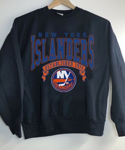 Vintage NHL New York Islanders Logo Sweatshirt and Hockey Unisex Shirt Sweater Hoodie for Fans of Sport Shirts