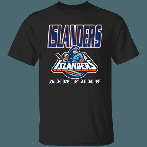 Vintage NHL New York Islanders The Fisherman T-Shirt Sweatshirt Hoodie for Fans of College Shirts - Image 3