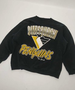 Vintage NHL Pittsburgh Penguins Sweatshirt Hoodie - Perfect for Fans