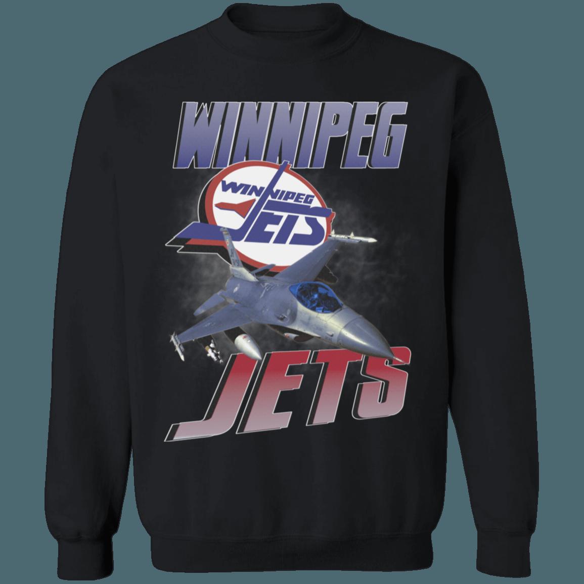 Vintage NHL Sweatshirt Hoodie T-Shirt for Hockey Lovers in Winnipeg Jets