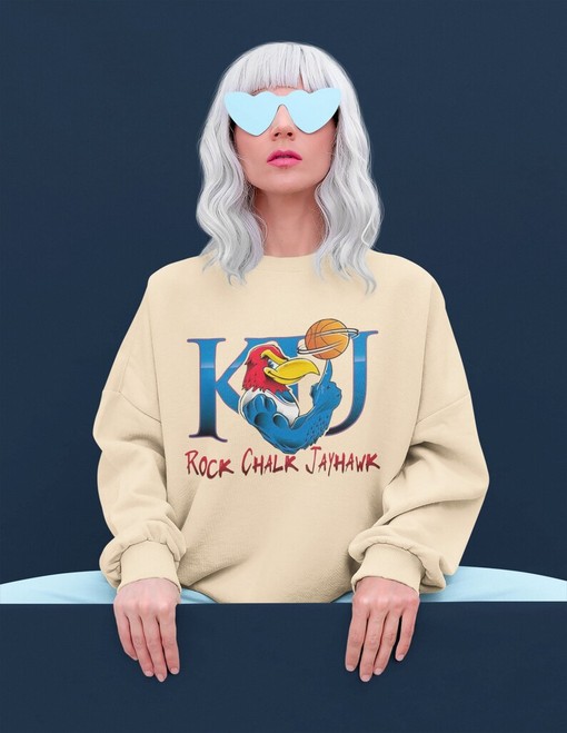 Vintage Ncaa Kansas Jayhawks Rock Chalk Jayhawk Shirt, Great College Shirts for Fans