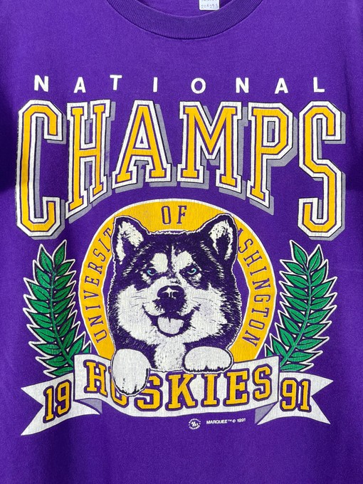 Vintage Ncaa Washington Huskies Tee Sweatshirt Hoodie - Perfect Gift For Huskies Fans - Image 2