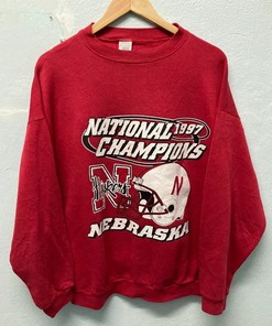 Vintage Nebraska Cornhusker Crewneck Sweatshirt (college shirts)
