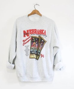 Vintage Nebraska Cornhuskers Champions Sweatshirt | NCAA Shirts for Men and Women